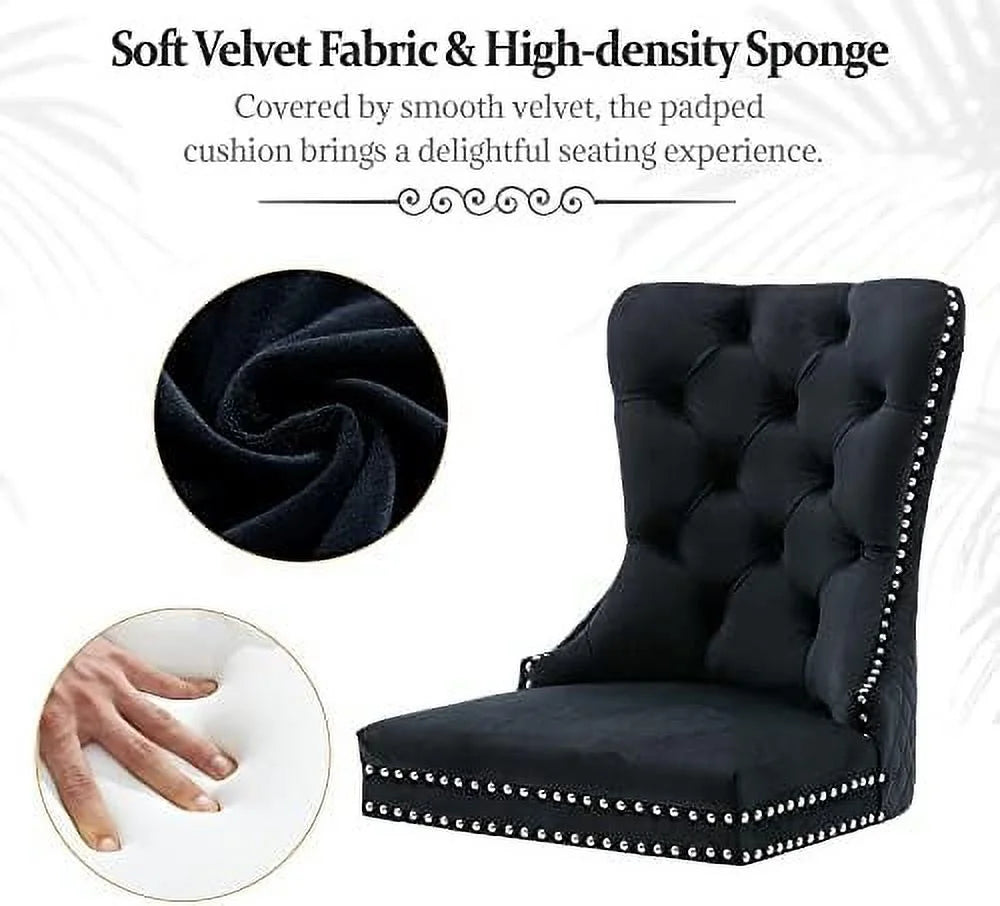 Velvet Upholstered Loveseat Bench with Back and Solid Wood Legs S880