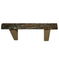 Basswood Bark Edge Wall Shelf D162