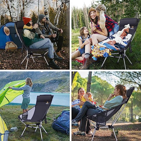 Ultralight High Back Folding Camping Chair with Carry Bag P4298