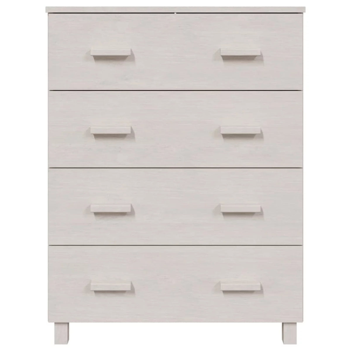 White Solid Wood Pine Sideboard U2126