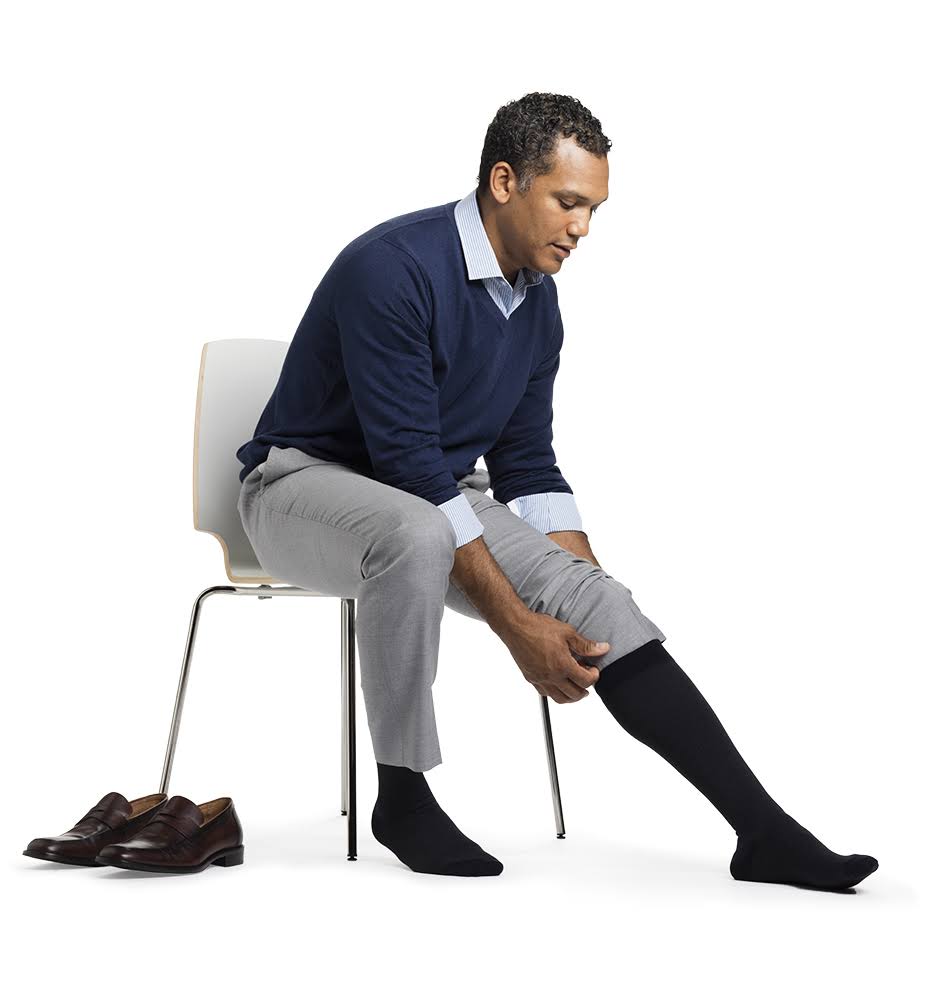 Microfiber Calf High Long Graphite Heather U64474