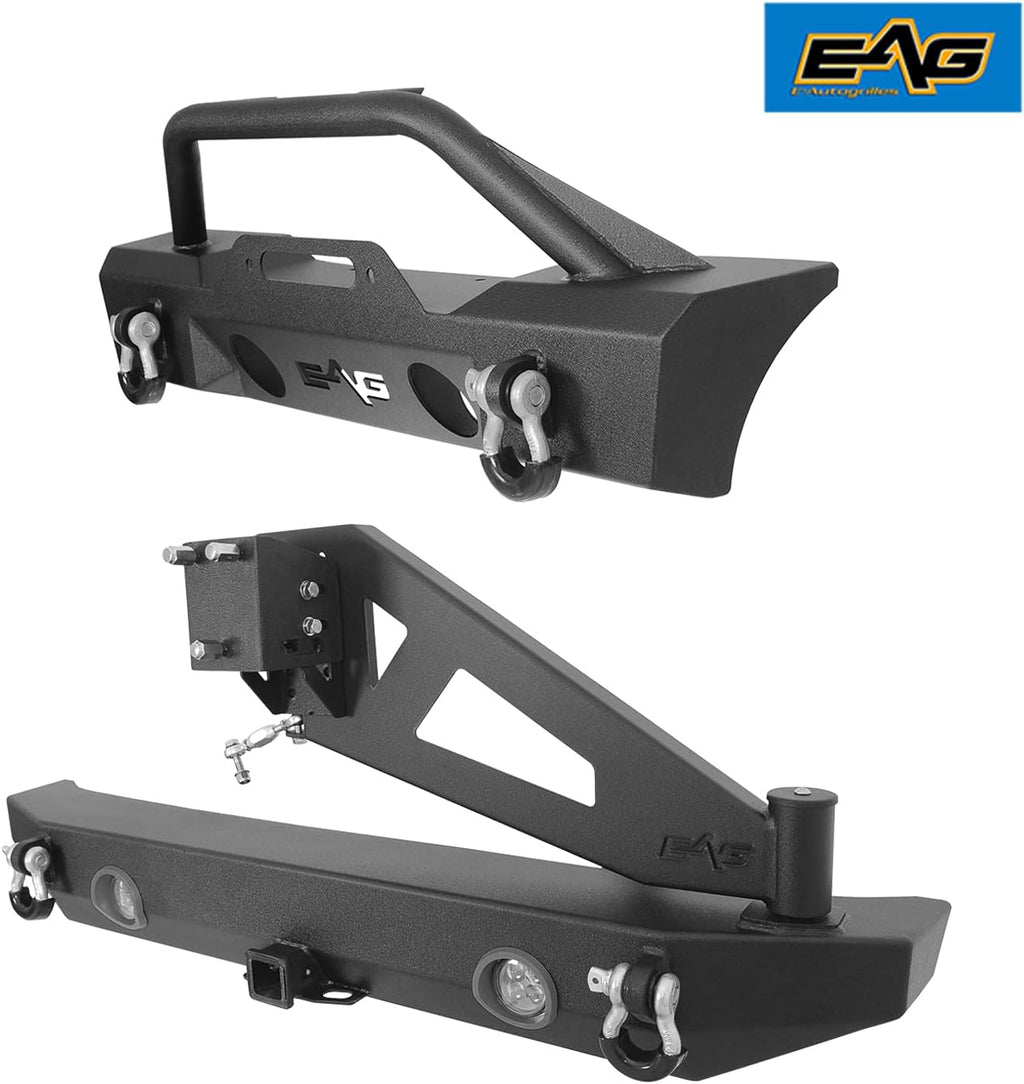 Front and Rear Bumper with Tire Carrier Combo O1642
