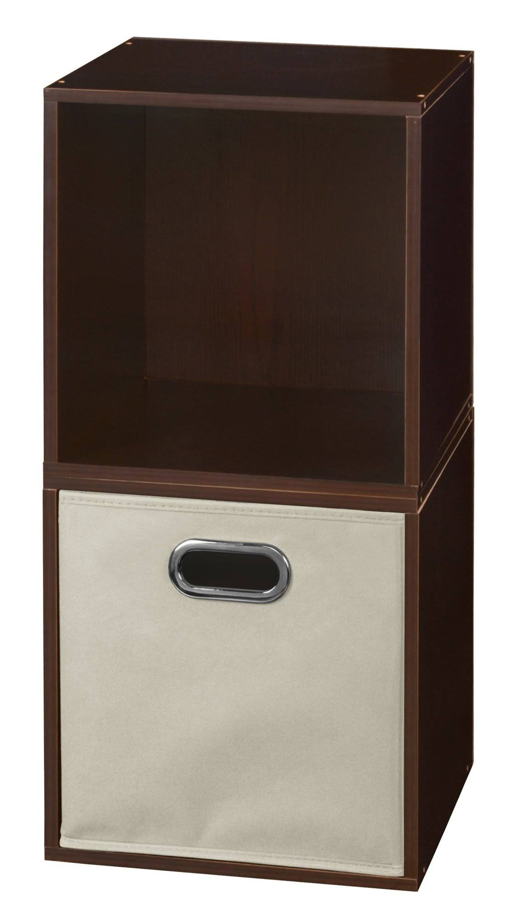 2 Cube Storage Set with Canvas Bin X4703
