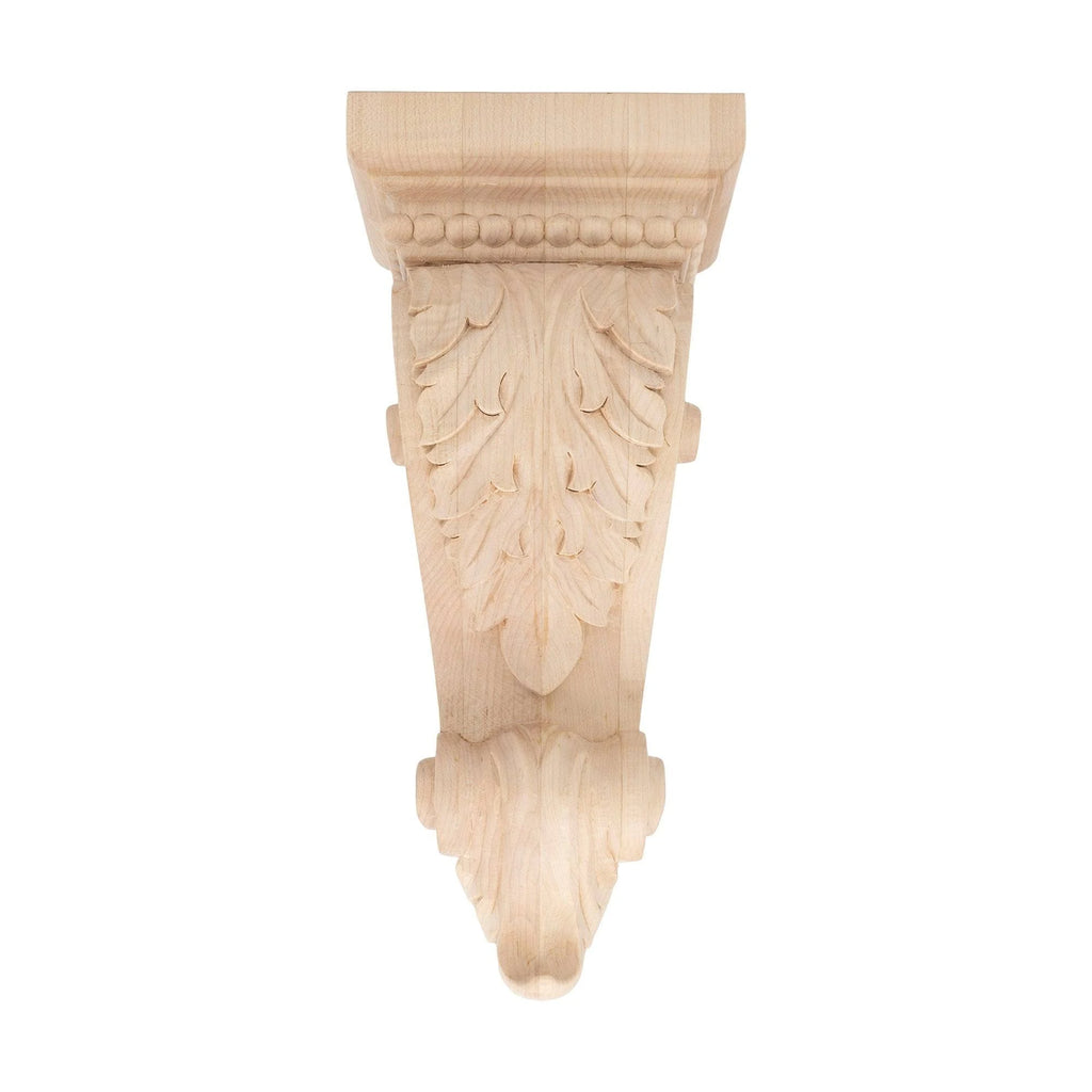 12-1/4 in. x 5-3/8 in. x 3-7/8 in. Unfinished Solid Hard Maple Wood Corbel Z504