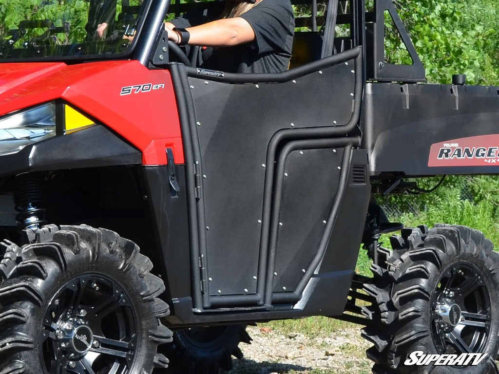 Aluminum Half Doors Powder Coated Black P409