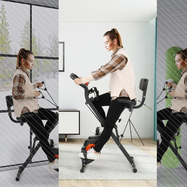 Folding 3 in 1 Upright Recumbent Exercise Bike M737806