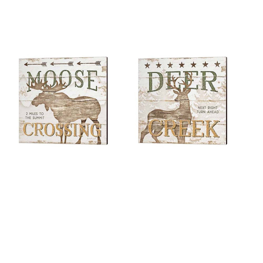 2 Piece Canvas Art Set Each 14 x 14 C4418