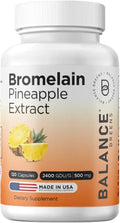 Bromelain 500mg 120 Capsules Pineapple Extract Digestive Enzyme C23270
