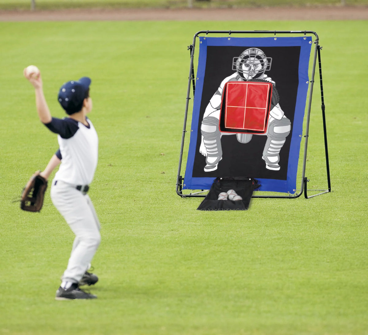 Baseball Pitching Target + Rebounder Net H3858