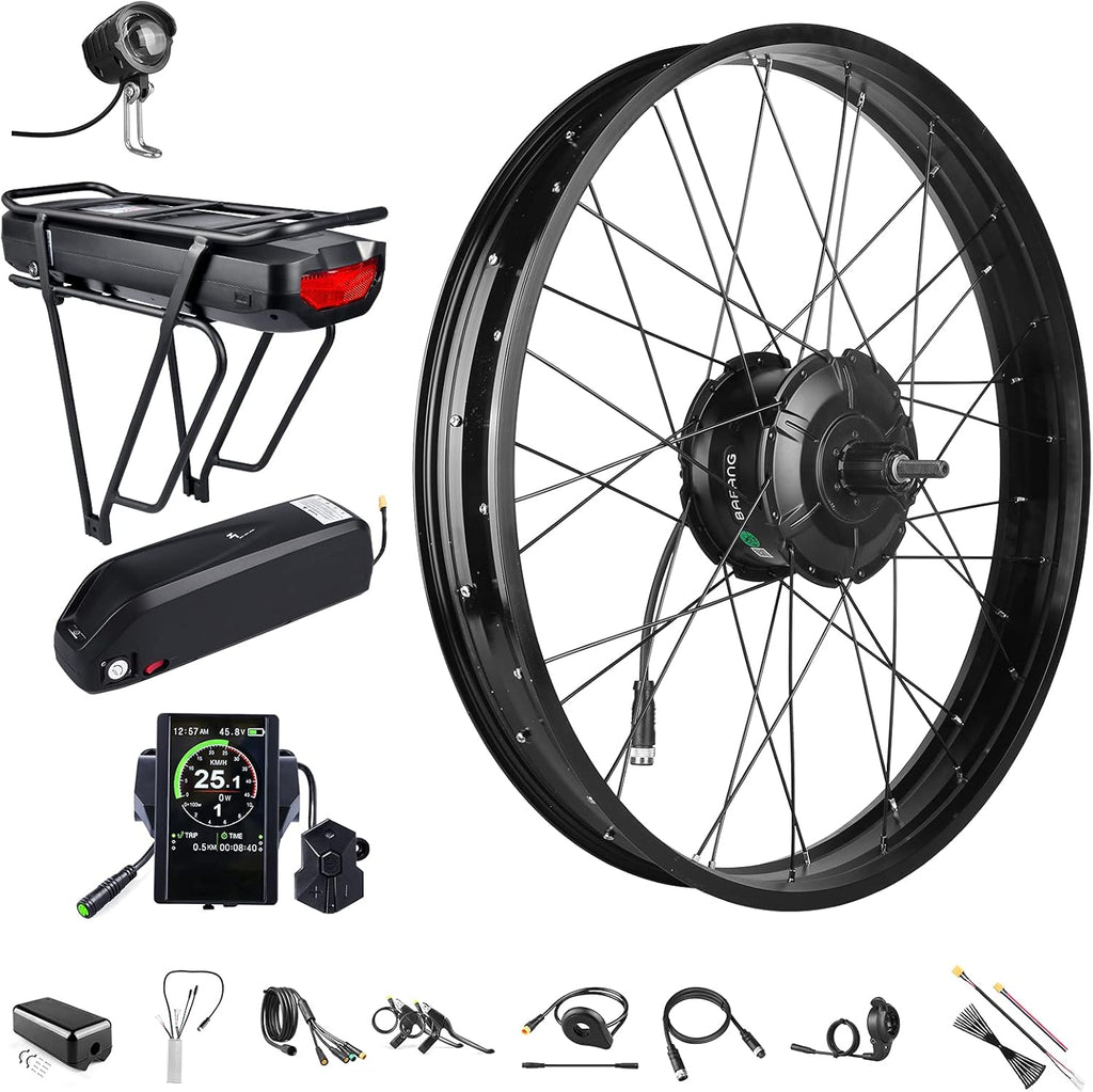 48V 1000W Rear Hub Motor Ebike Conversion Kit for 26 Fat Tire Bikes E598890