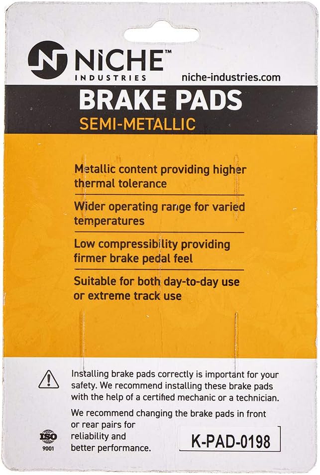 Brake Pad Set Semi-Metallic Pack of 2 V127