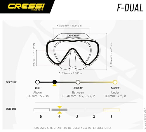 Single Lens Frameless Scuba Mask & Dry Snorkel A255