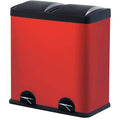 16-Gallon 2-Compartment Trash and Recycling Bin A444