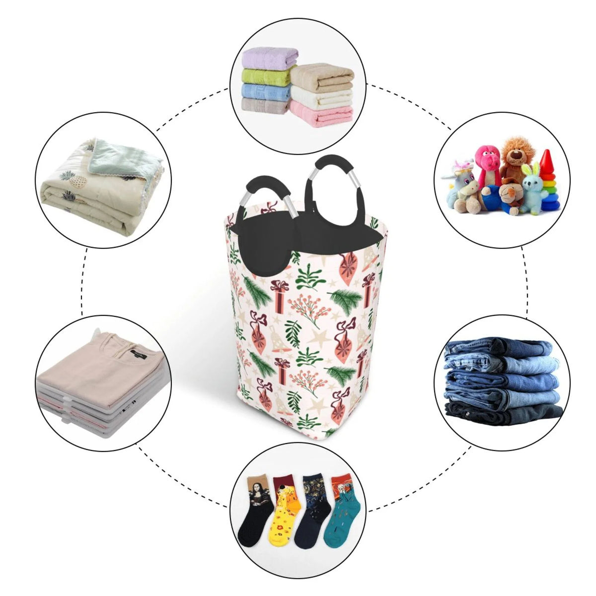 Collapsible Laundry Basket 50L B489
