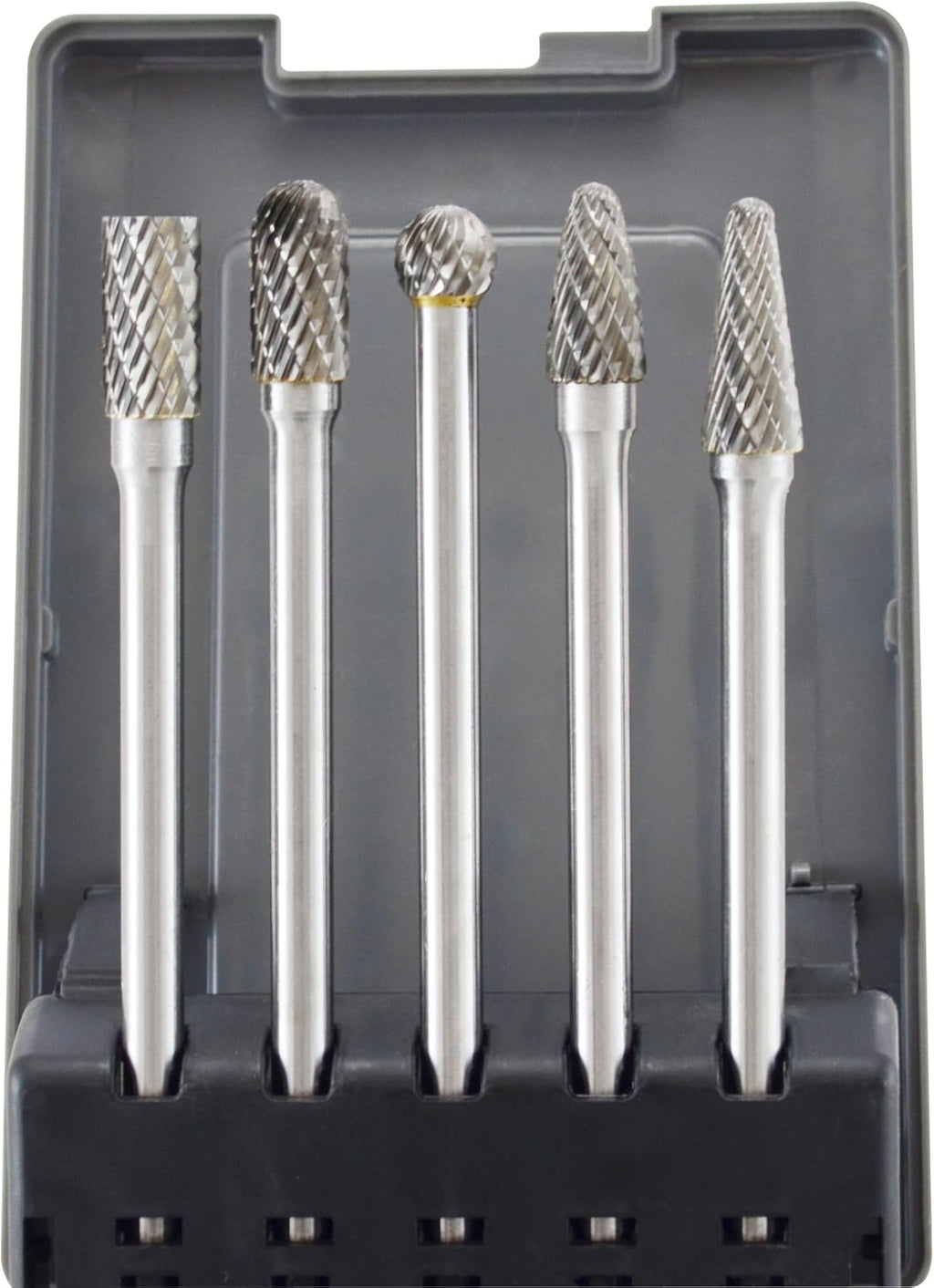 8-Piece Double Cut Carbide Rotary Burr Set 1/4 Shank B88083
