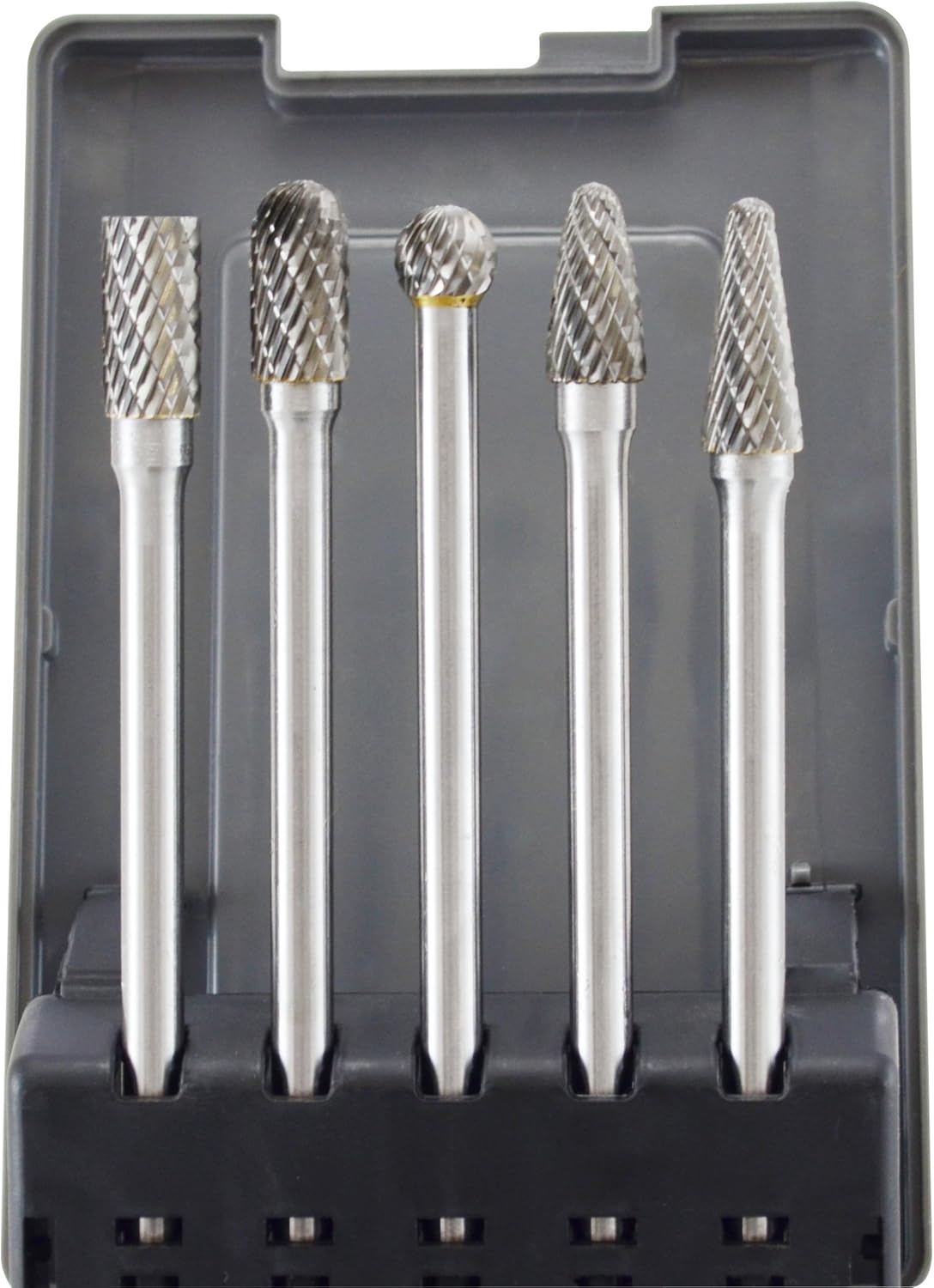 8-Piece Double Cut Carbide Rotary Burr Set 1/4 Shank B88083