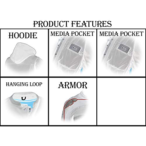 Black Armored Riding Hoodie G270