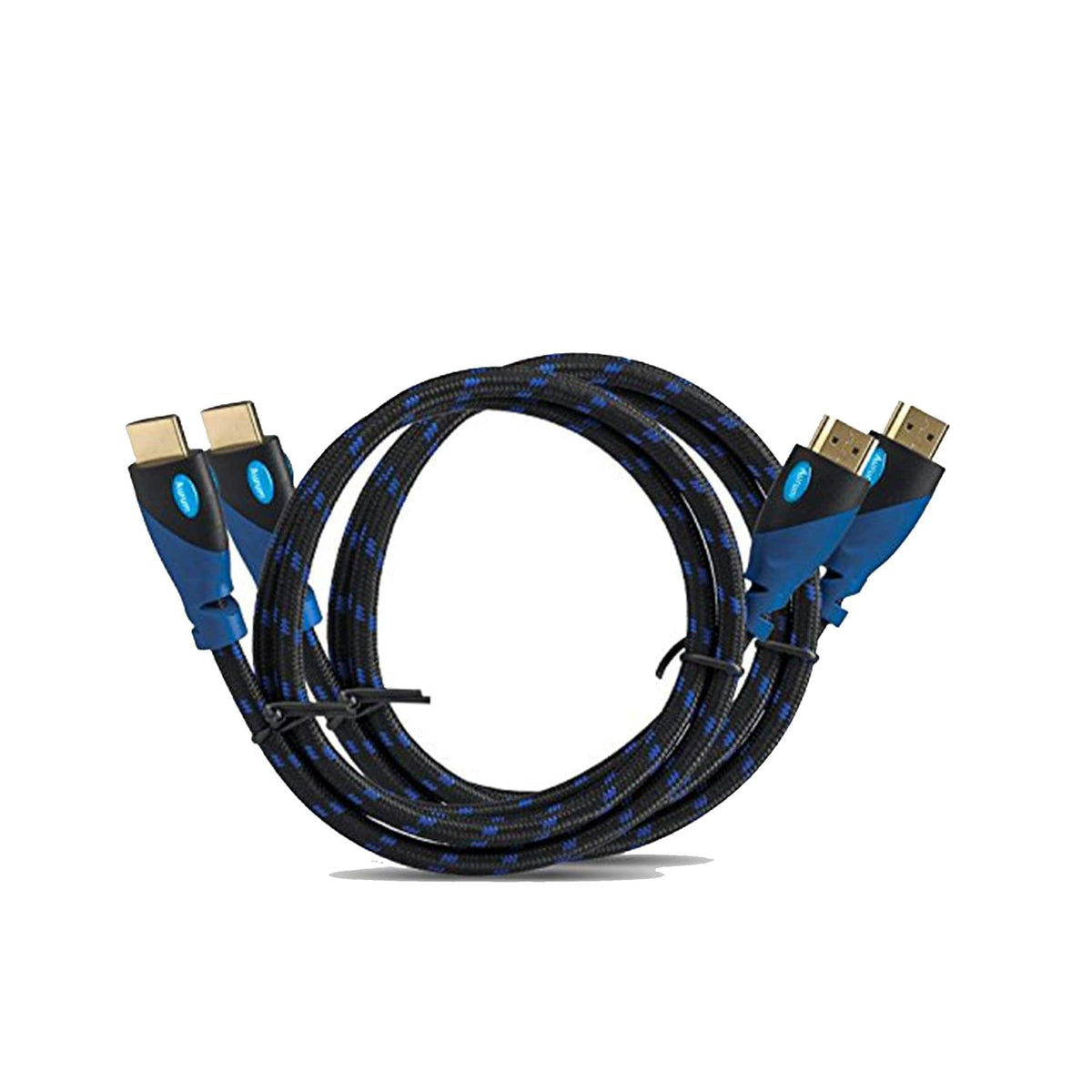 1.5 Ft Braided HDMI Cable with Ethernet, 5 Pack P8959