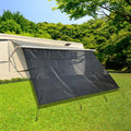 RV Awning Shade Screen with Zipper 8'X9'3'' Universal with Complete Kits A3643