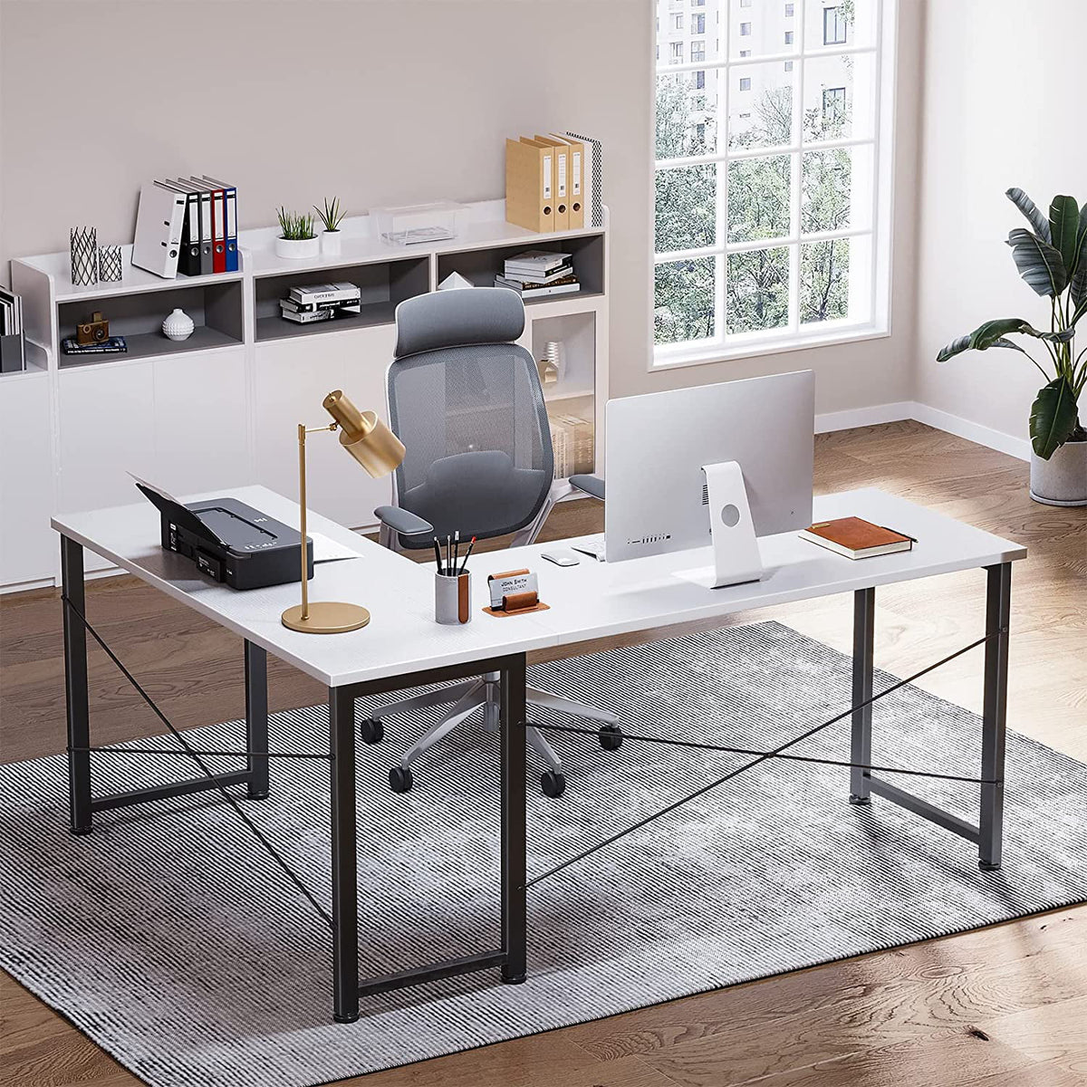 50" L Shaped Computer Desk A501783