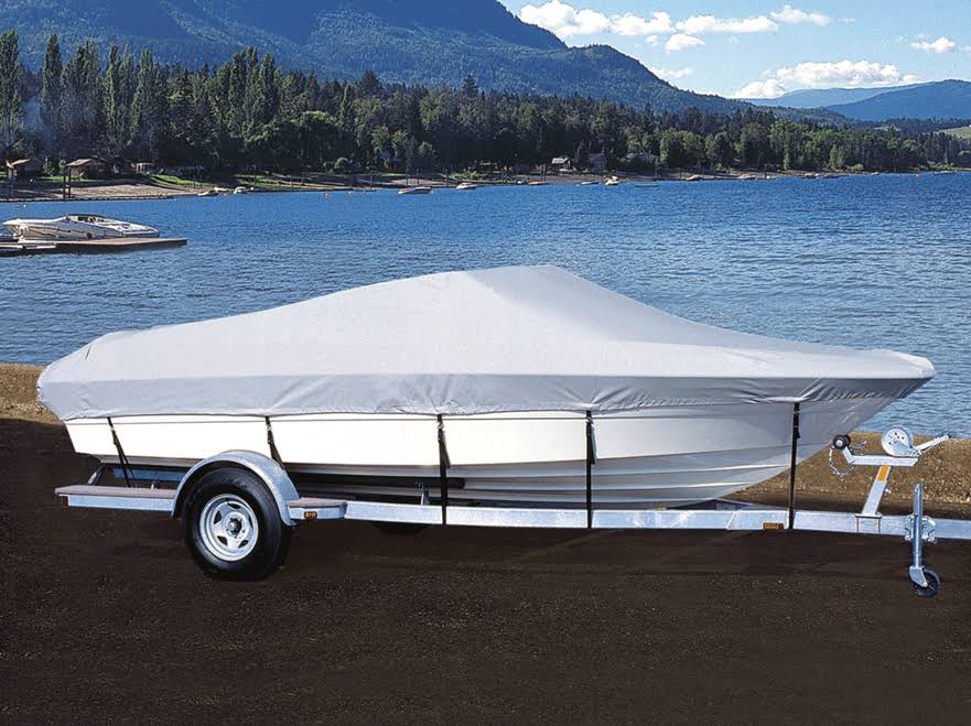 Hunter Green Semi Custom Boat Cover N2704