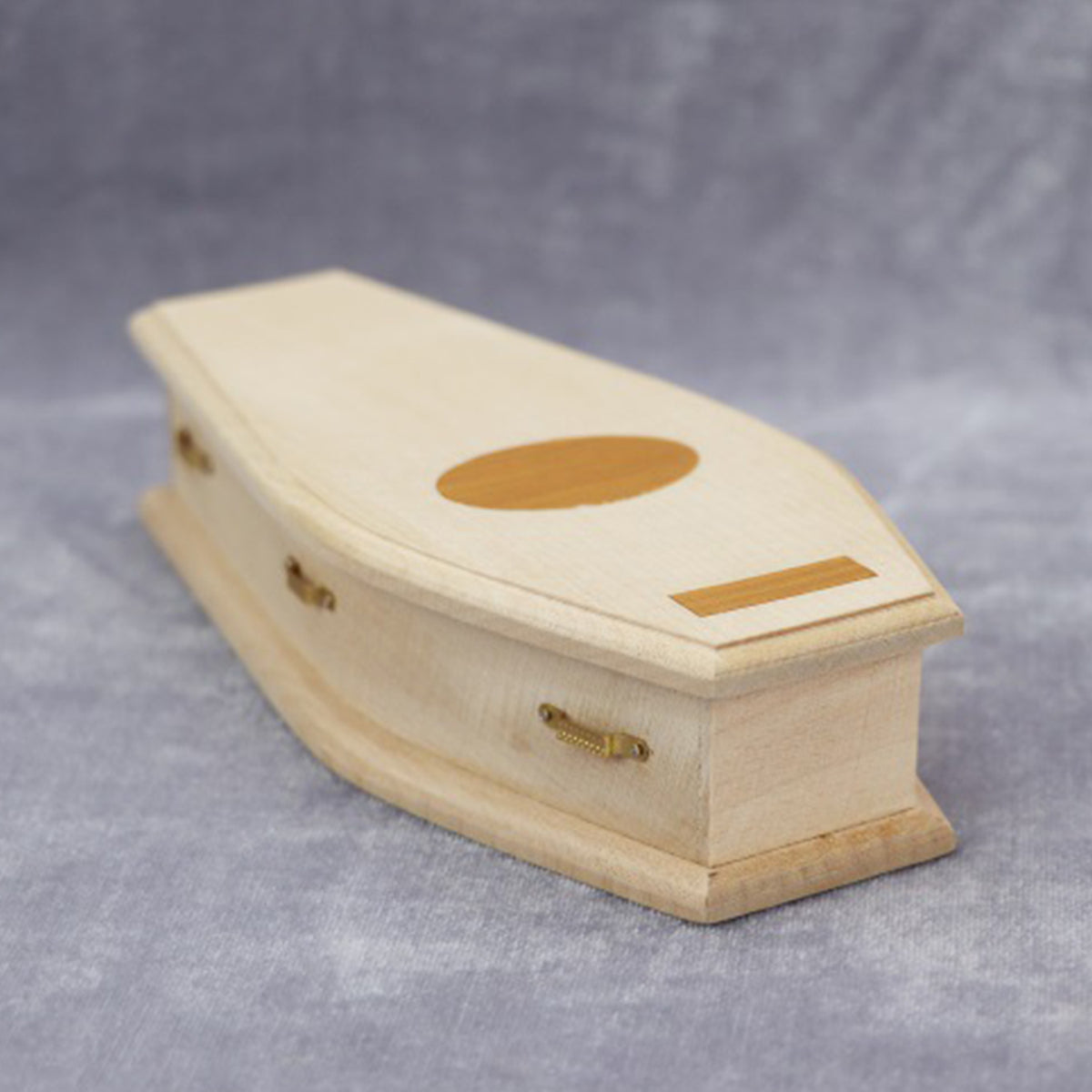 1/12 Scale Miniature Wooden Coffin DIY Decoration R9185