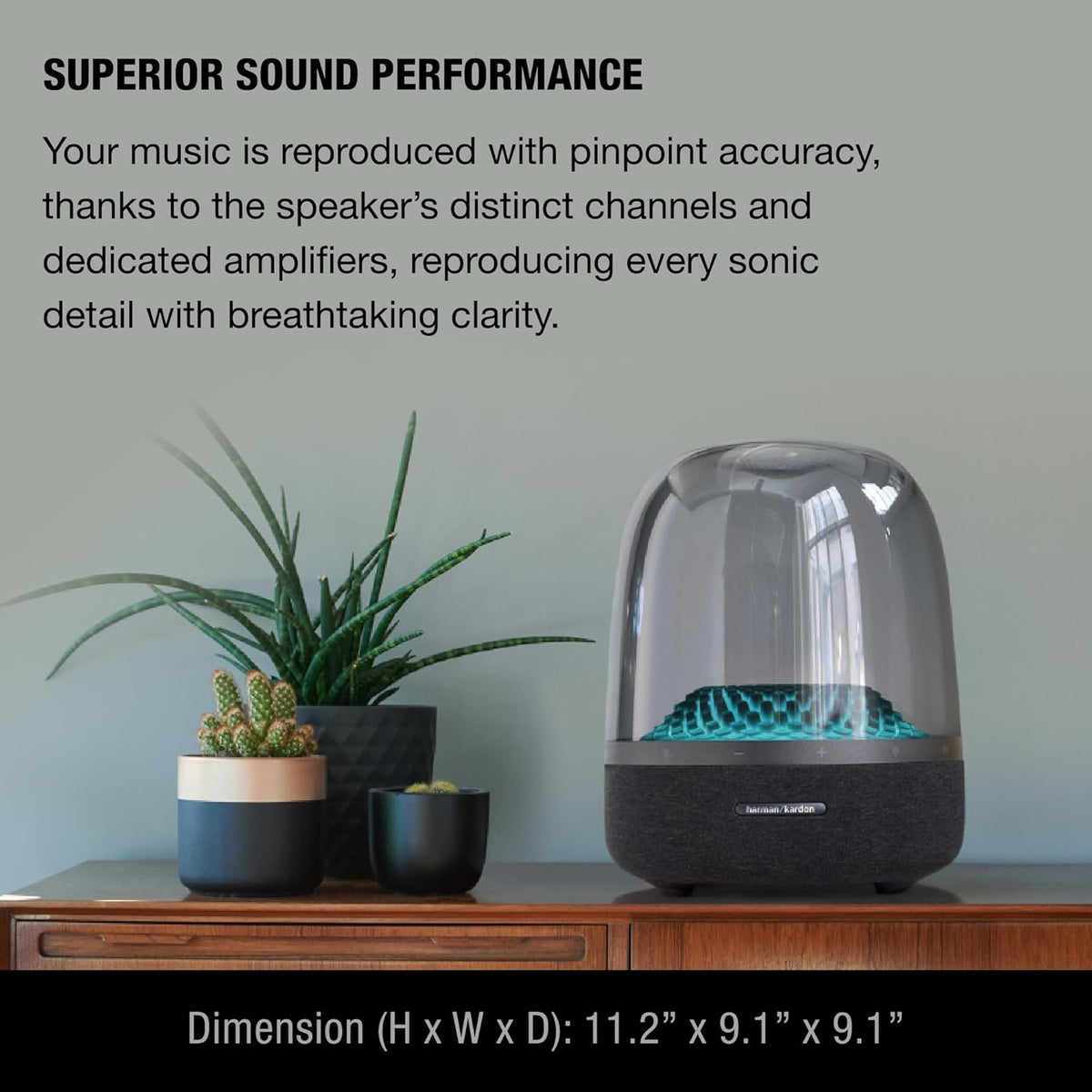 Bluetooth Home Speaker with Diamond-Effect Lighting O140