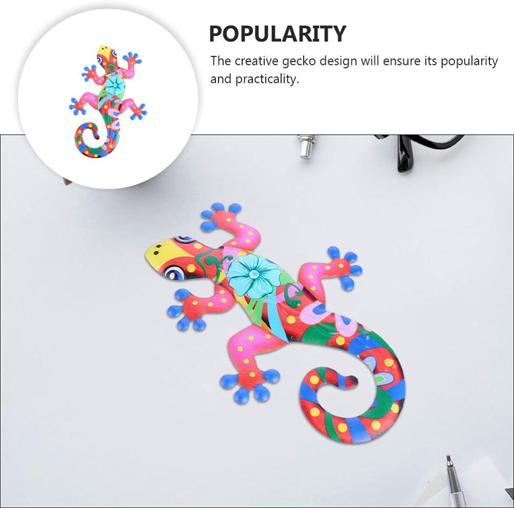 2pcs Iron Gecko Wall Art N67138