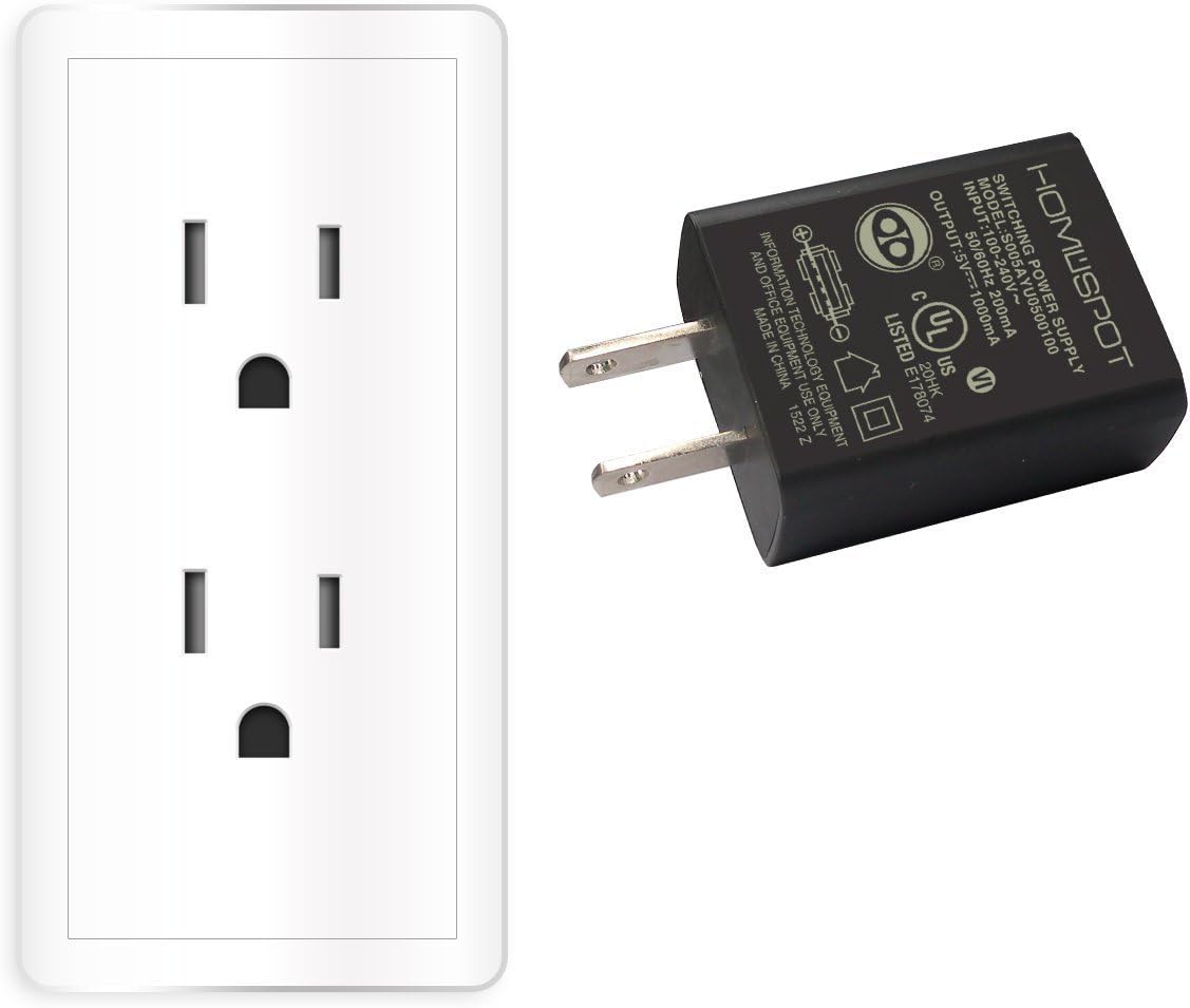 UL Certified USB Wall Charger 5v 1A 1000mA Universal Travel Power Adapter K724936