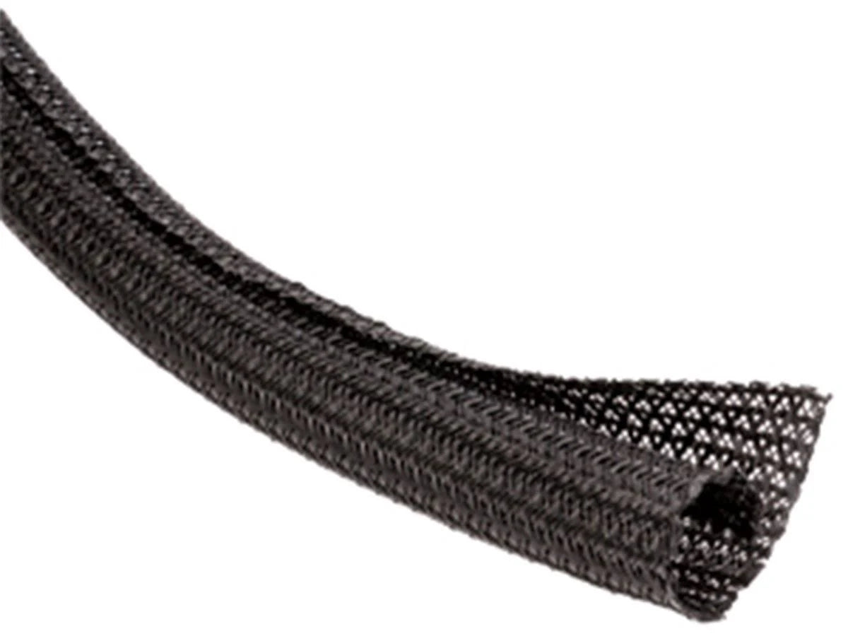 100 ft. x 0.75 in. Black Self Wrap Sleeving Cable Tubing V103