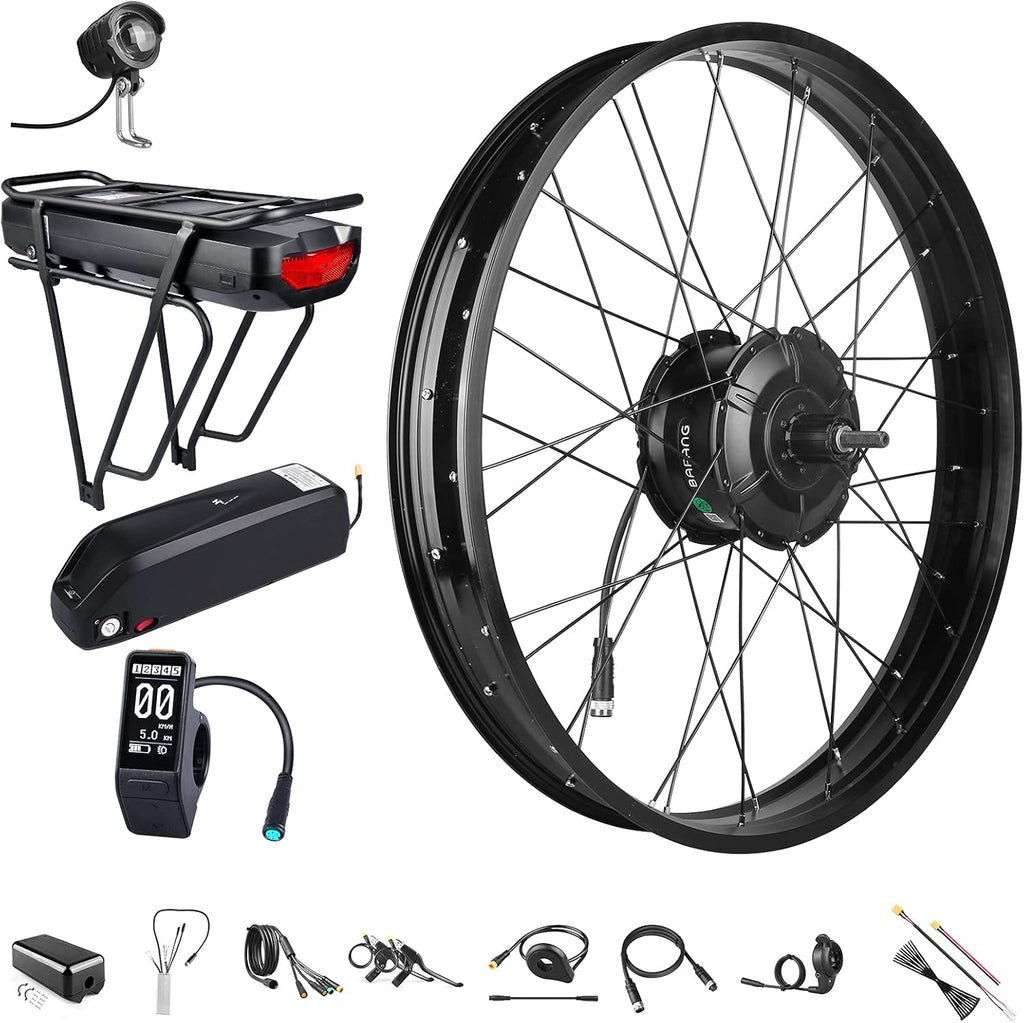 48V 1000W Rear Hub Motor Ebike Conversion Kit for 26 Fat Tire Bikes E598890