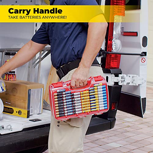 Battery Organizer Storage Case with Tester N867