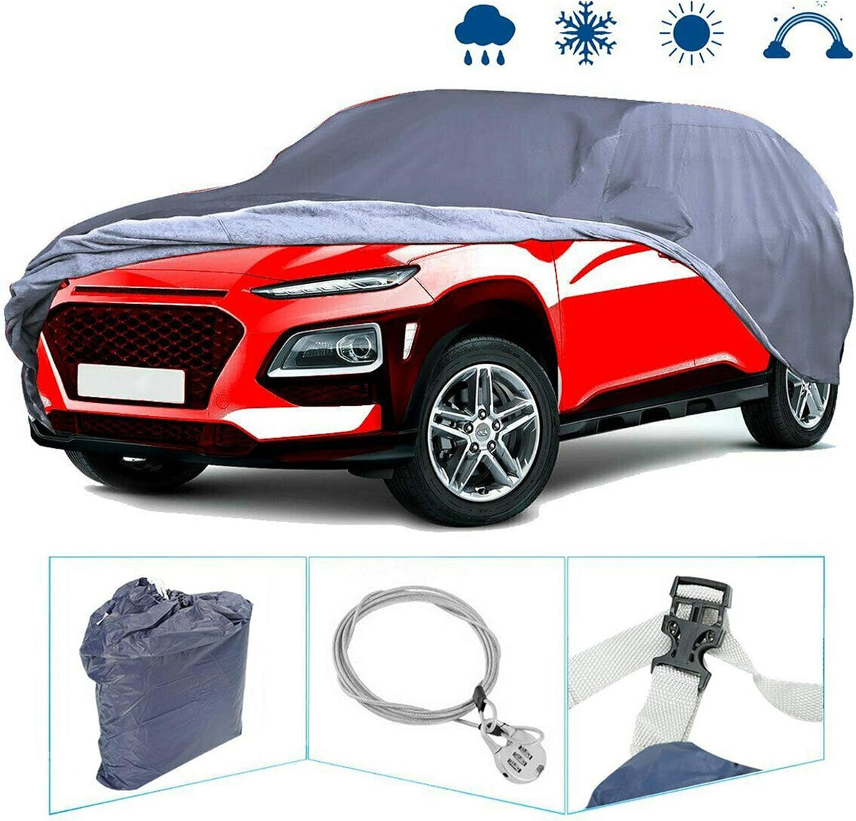 Blue Waterproof Car Cover X441282