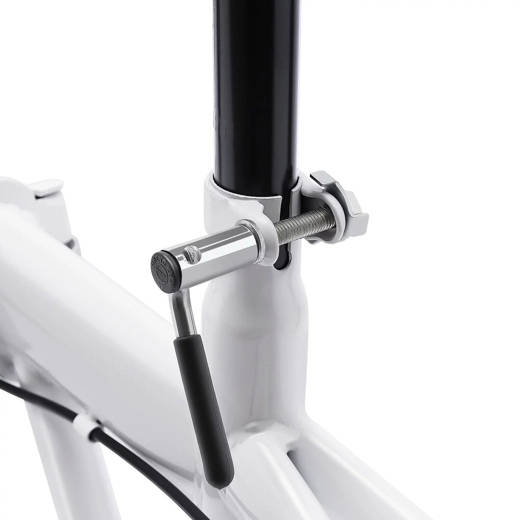 White 20 Inch 7 Speed Folding Bicycle Z19639