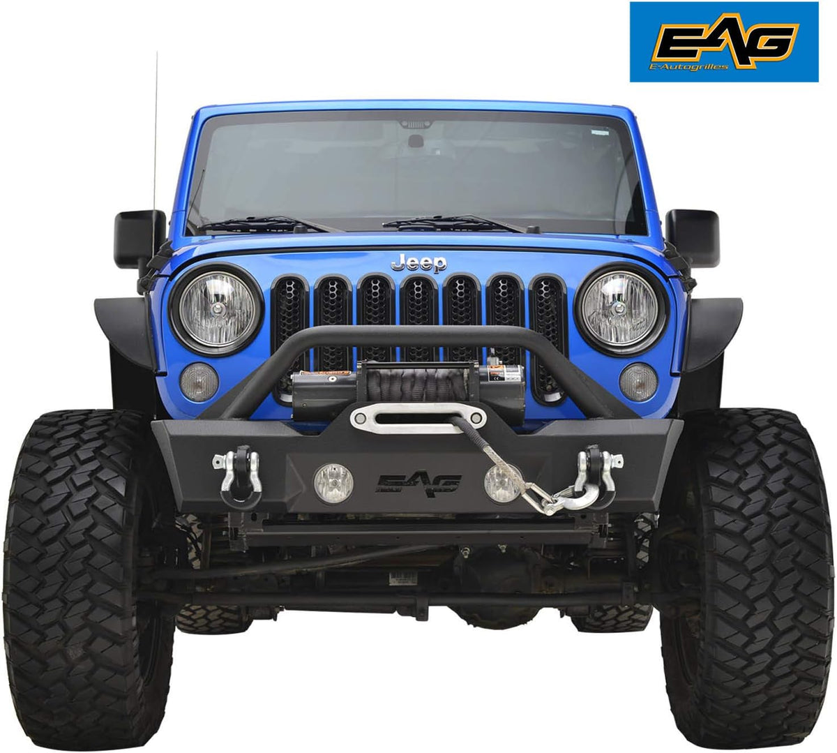 Front and Rear Bumper with Tire Carrier Combo O1642
