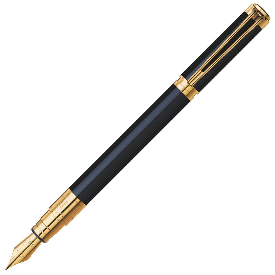 Black Lacquer Gold Fountain Pen J69498