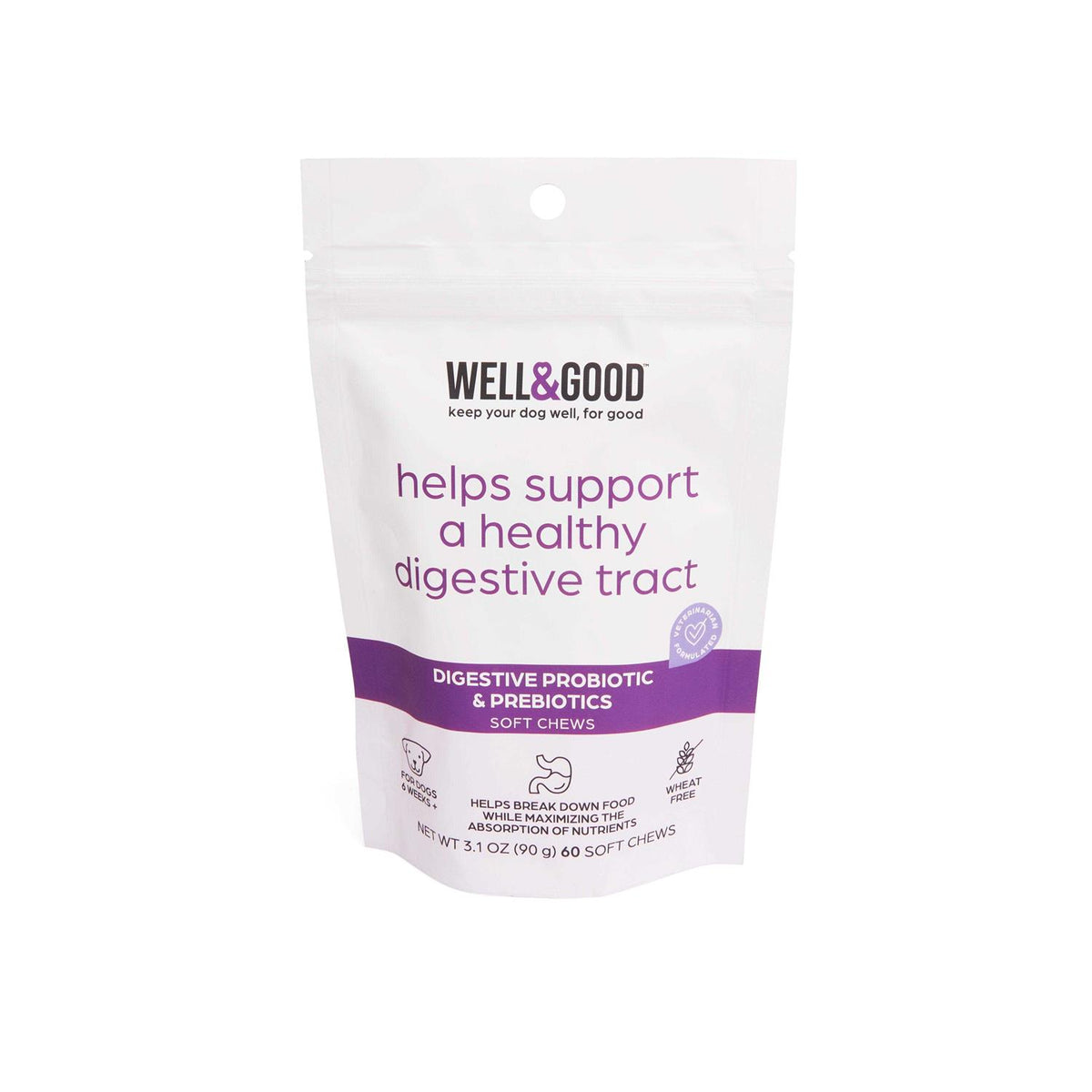 Digestive Enzymes with Probiotics Soft Dog Chews R876