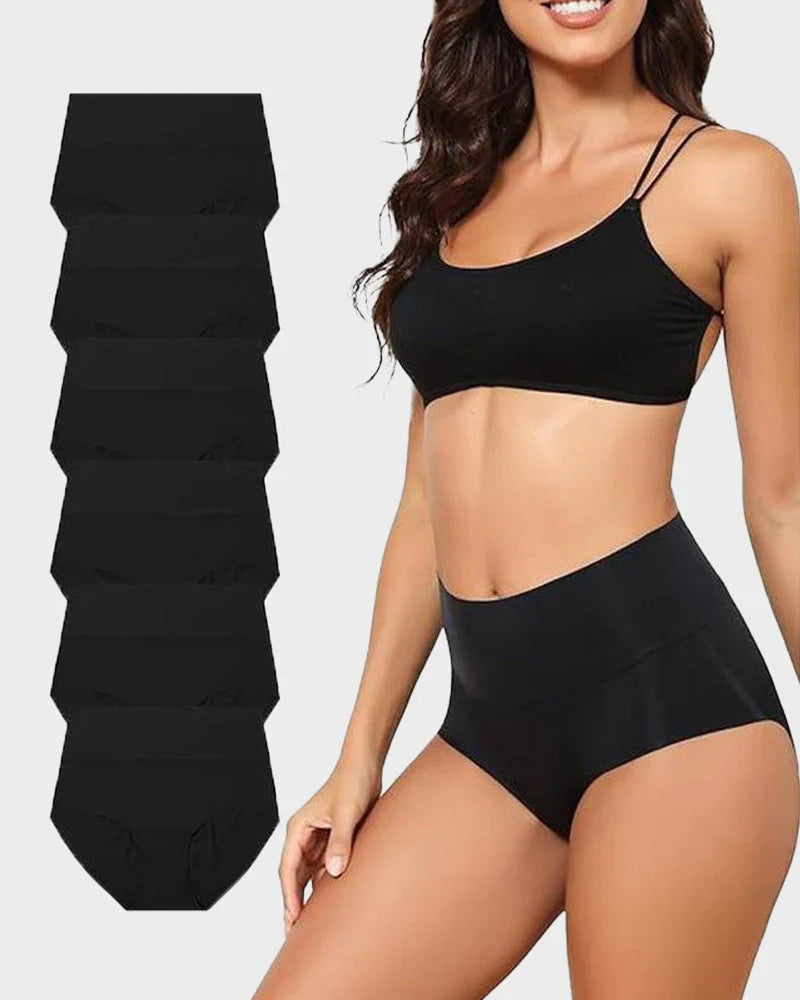 High-Waist No Show Panties 6 Pack C69397