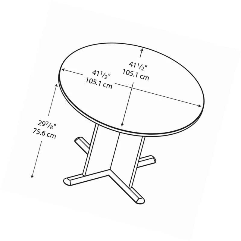 Natural Cherry Round Conference Table W4104
