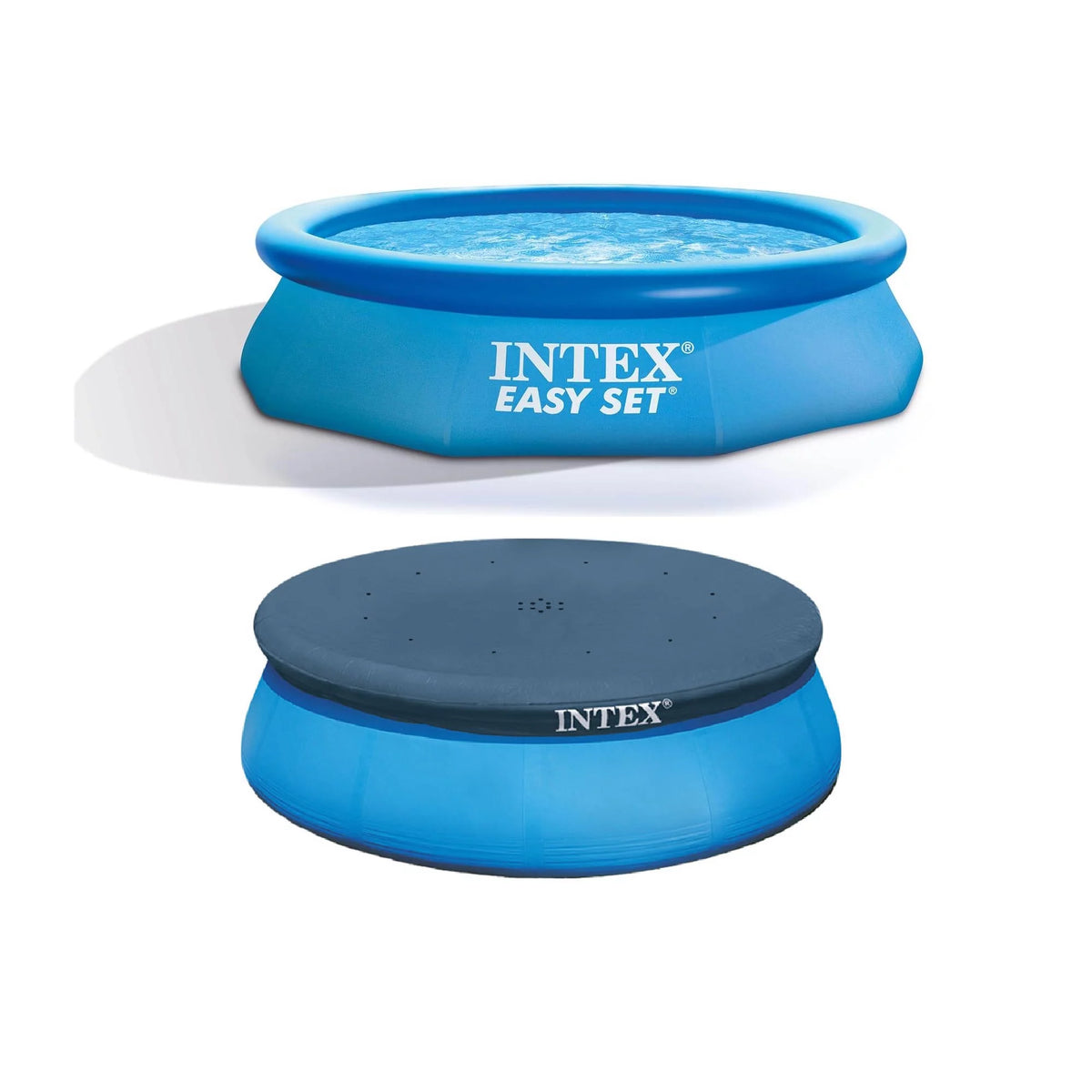 Inflatable Round Swimming Pool & Debris Cover N805851