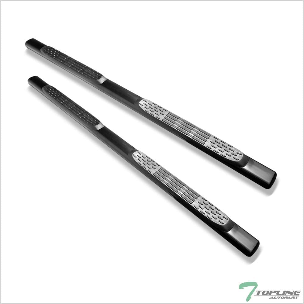 Black Steel Side Step Nerf Bars T171657