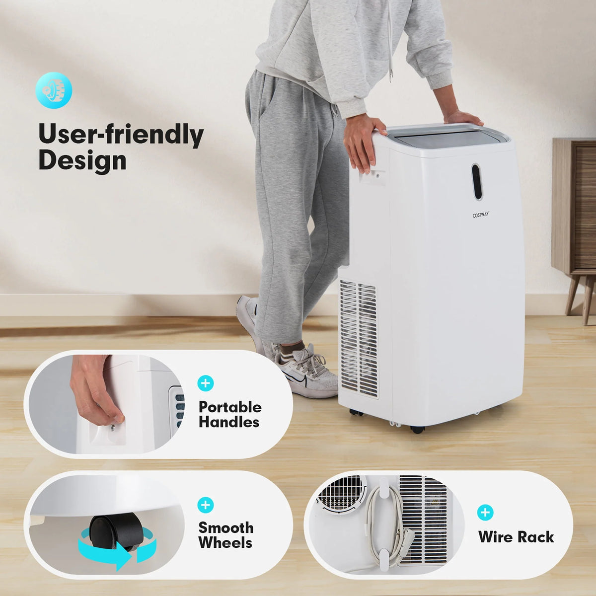 8800 BTU Portable Air Conditioner L9993