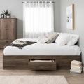 Queen Platform Storage Bed with 6 Drawers S506