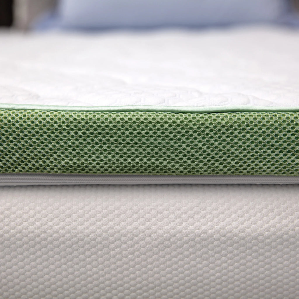 White Full Quilted Memory Foam Mattress Topper Z67681