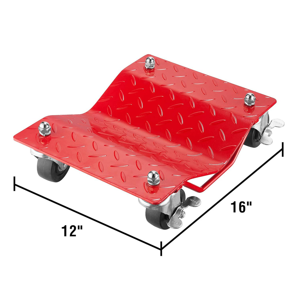 4-Piece Solid Steel Car Dolly Set E459