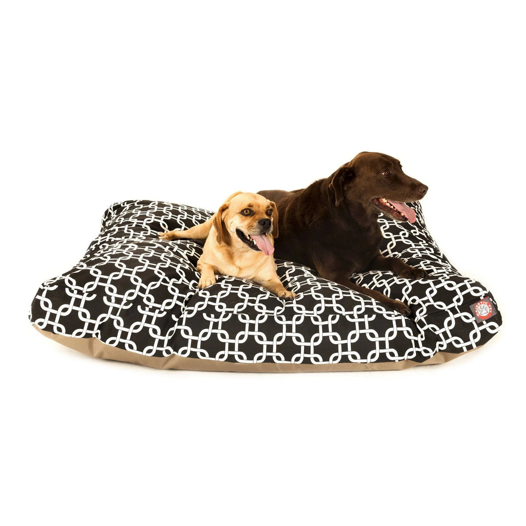 Black Rectangle Pet Bed E70455