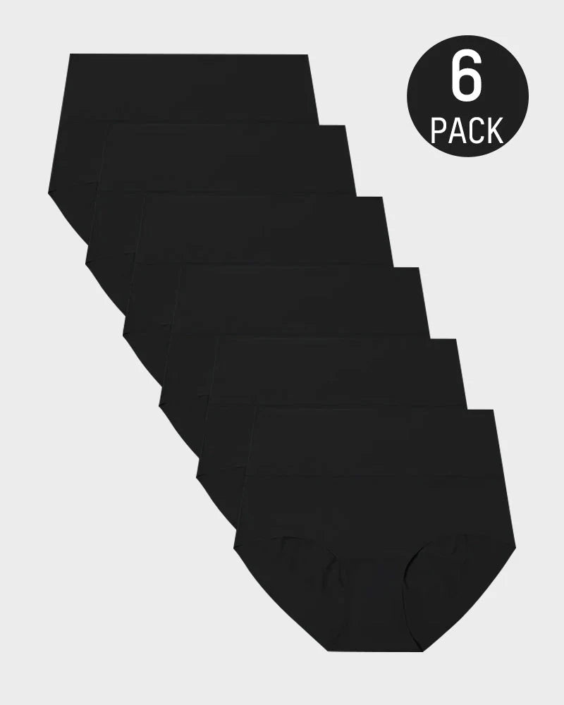 High-Waist No Show Panties 6 Pack C69397