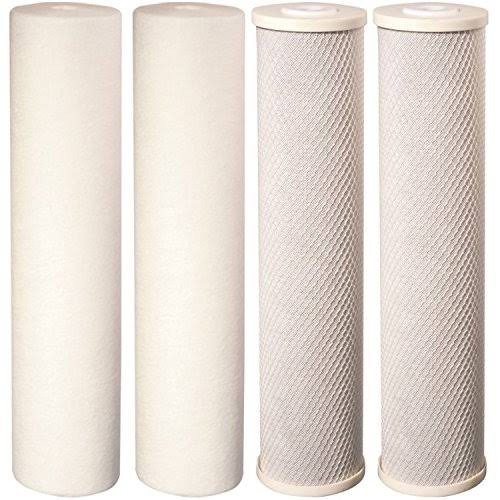 4pcs 5 Micron Sediment and Carbon Block Replacement Water Filters N190