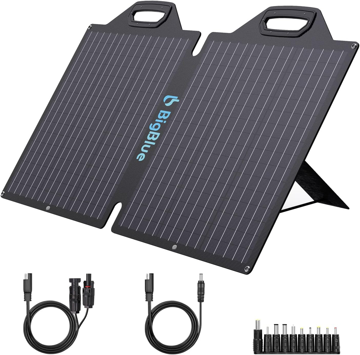 100W ETFE Portable Solar Panel with Kickstands, IP65 Waterproof I3638