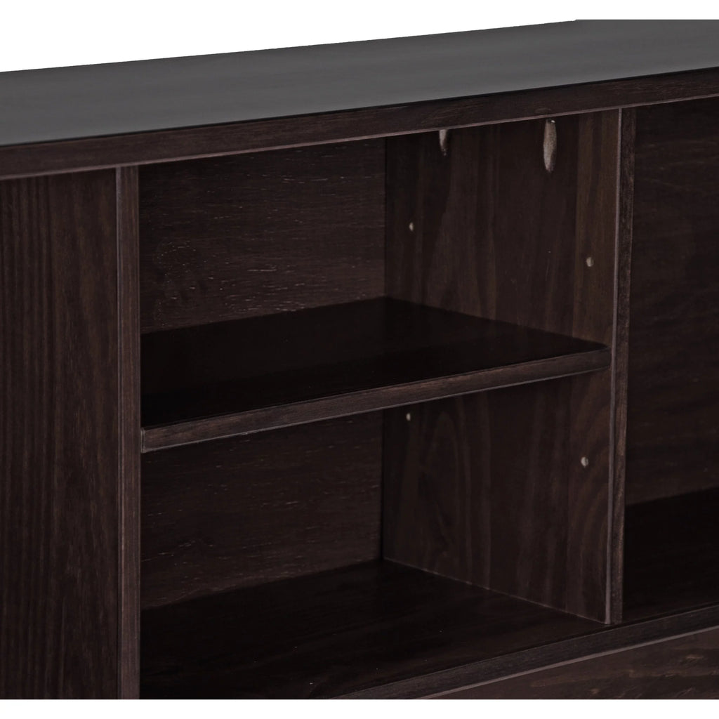 Solid Wood Full Size Bookcase Headboard D815806